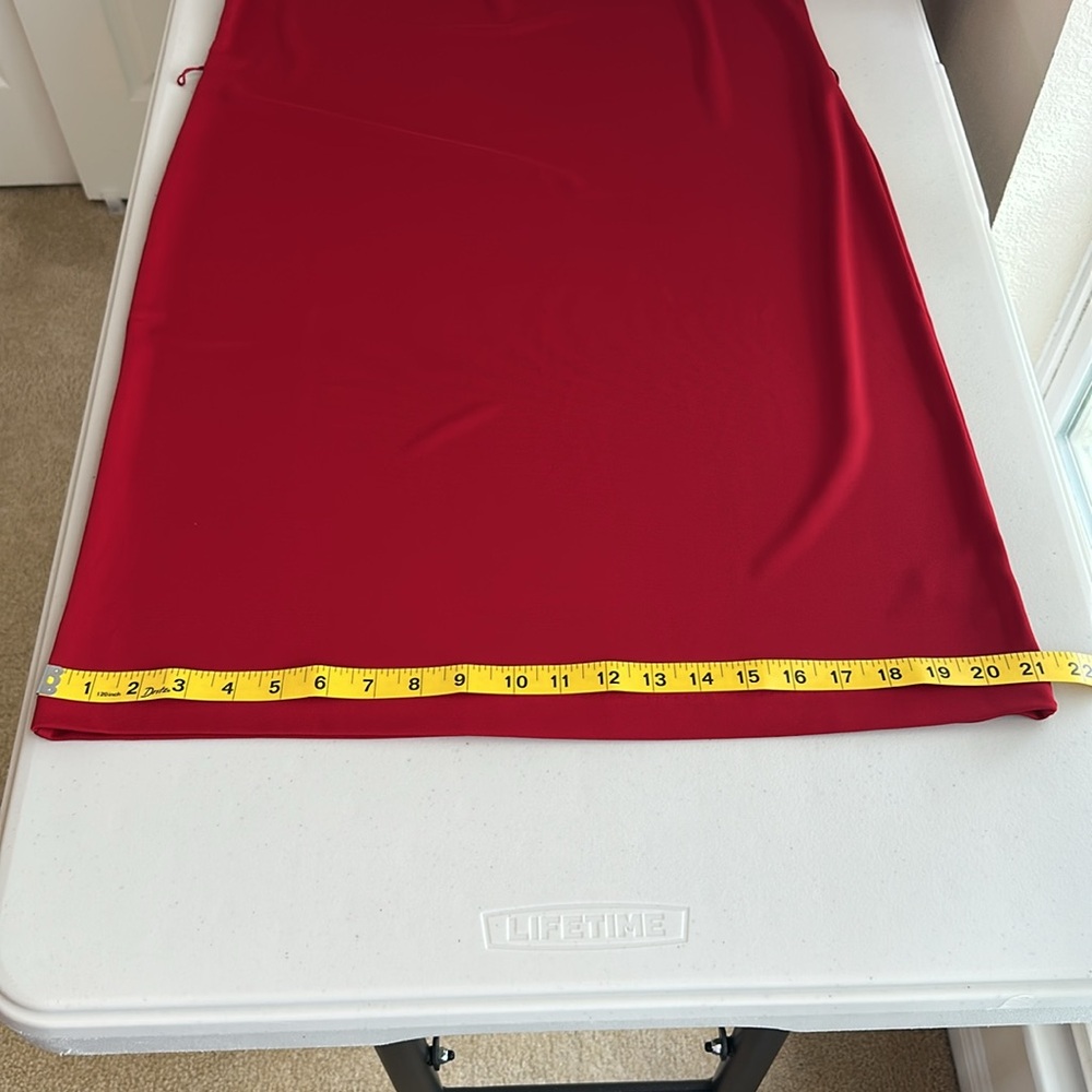Talbots Red Long Sleeve Dress - Picture 8 of 11
